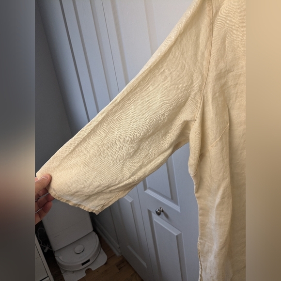 BIANCA NYGARD Plus Size Tunic Women Blouse Size 24W 100% Linen Boho - Picture 5 of 12